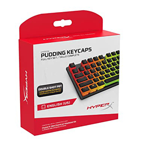 HyperX Pudding Keycaps PBT Upgrade Kit - Black 