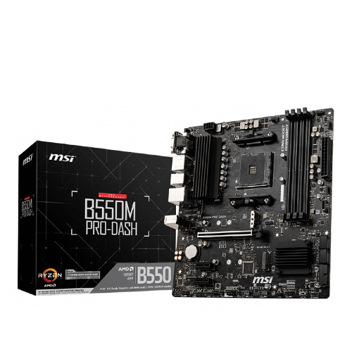 MSI B550M PRO-DASH AMD Motherboard