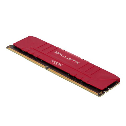 Crucial Ballistix 8GB DDR4-2666 Desktop Gaming Memory Red (BL8G26C16U4R)