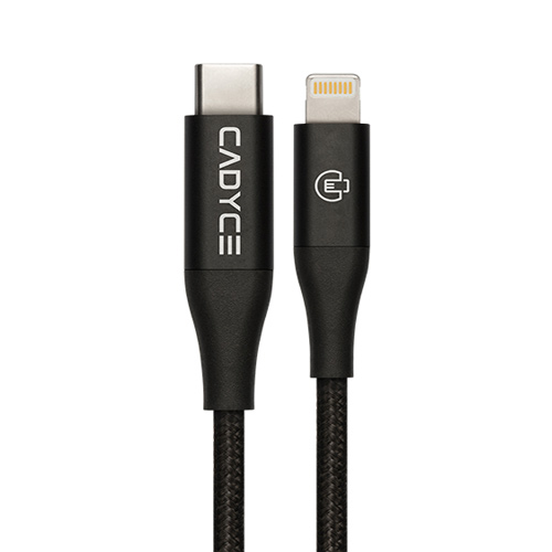 Cadyce USB-C to Lightning Cable - Black (CA-CLC)