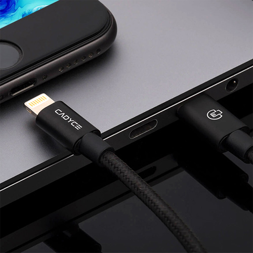 Cadyce USB-C to Lightning Cable - Black (CA-CLC)