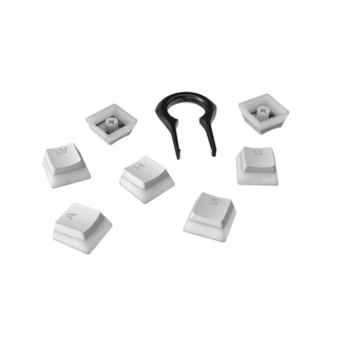 HyperX Pudding Keycaps PBT Upgrade Kit - White (HKCPXP-WT-US-G)